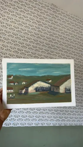 Quadro por tinta a óleo 
