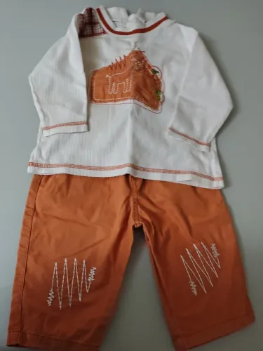 Conjunto menino, semi-novo, Tam M (01/02 anos)