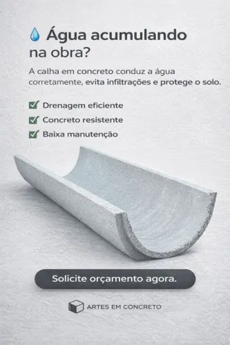 CANALETAS EM CONCRETO