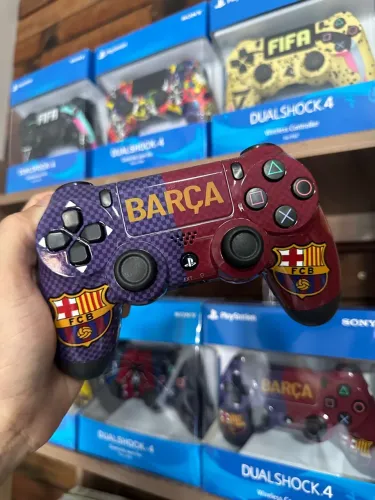 Controle PlayStation 4 PS4 TV PC PS4 - FC Barcelona ENTREGAMOS