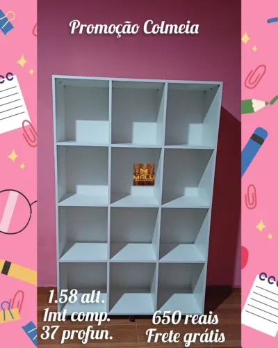 Estante Colmeia Promocional - Frete Grátis!