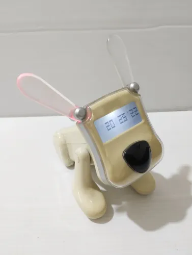 Relógio Cachorro Robô Antigo (funciona sons e luzes)