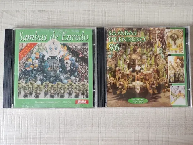 Kit 2 Cd Escola Enredo Samba Rio De Janeiro 96 97 Especial (Usado)
