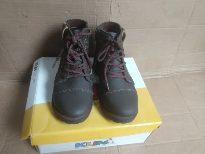 Botas Klin Infantil Marrom