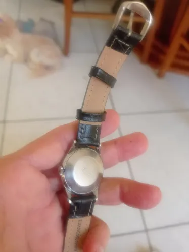 ORIS original relógio pulso calendário periférico à corda manual ótimo estado revisado
