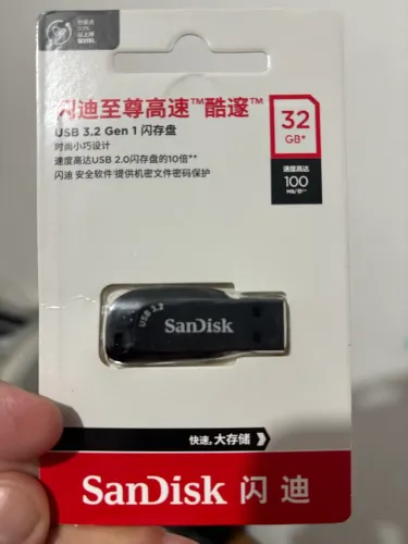 Pen drive 32 gb 100 mb /s Sandisk + wind 10 bootavel