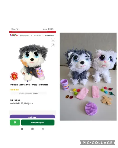 Estado de novos! Adota Pets com acessórios