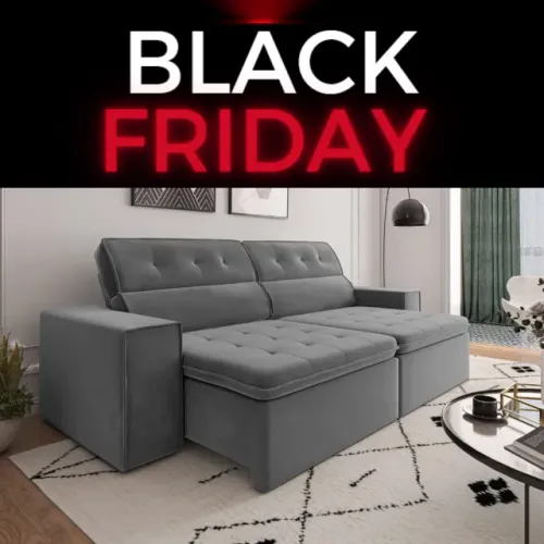 sofa retratil 4 lugares entrega imediata