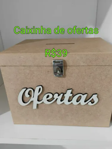 Caixinha para ofertas