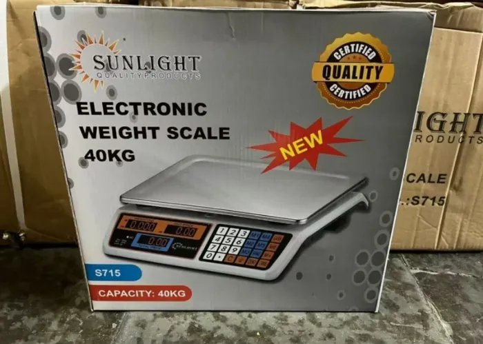 Balança Eletrônica 40kg Sunlight