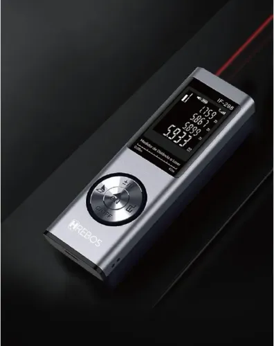 Trena a Laser HREBOS IF-298 - Mede até 80 Metros com Precisão!