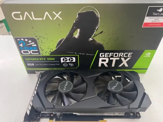 Placa De Video Nvidia Rtx 2060 6gb 192bits Gddr6 Hdmi Gamer