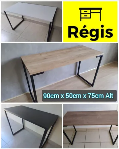Escrivaninha Industrial Nova PROMOÇÃO 90cm x 50cm - Entrego Montada