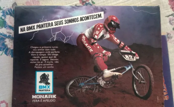 Anúncio BMX Pantera Monark anos 80