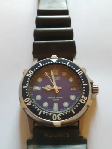 Relógio Casio Quartz 100 Metros Original Made in Japan Excelente Estado 