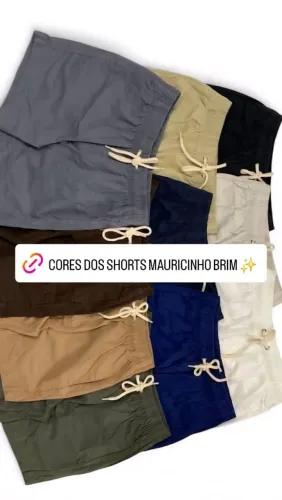 Shorts Mauricinho Brim 
