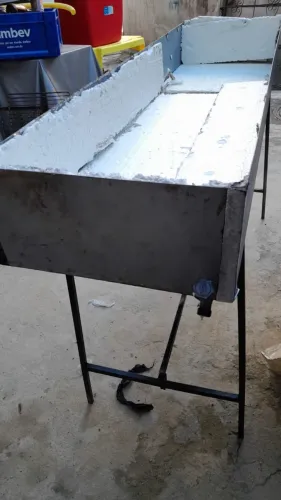 Rechaud Retangular para Comidas e Saladas