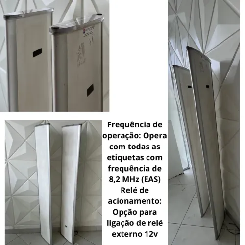 Jogo com 2 Antenas Antifurto Bivolt - Usadas em Excelente Estado