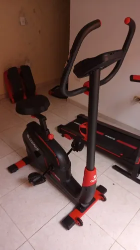 bicicleta ergométrica + plataforma abdominal