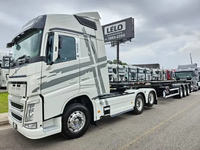 Volvo FH 460 6x2 Aut Plano Ouro de manutenção baixo km + Bug de Container Noma Ano 25 0km 