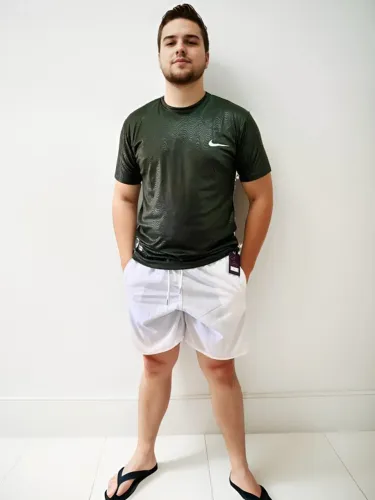 Short masculino Plus size modelagem premium