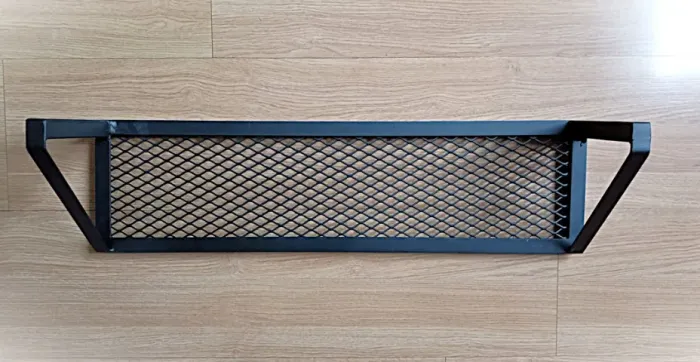 Prateleira de Parede Metal Estilo Industrial  60 x 16,5 cm Cor Preto