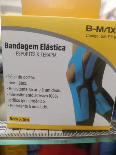 Bandagem elástica esportes e terapias