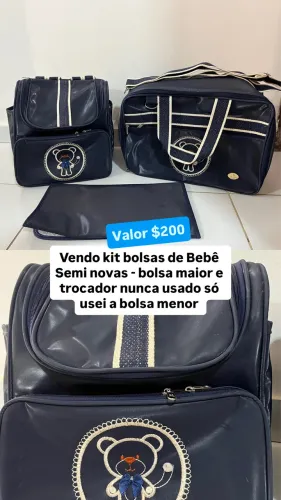 Vendo kit bolsas Novas - Usadas Pouco