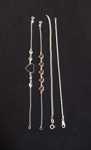 Pulseira feminina de Prata 925