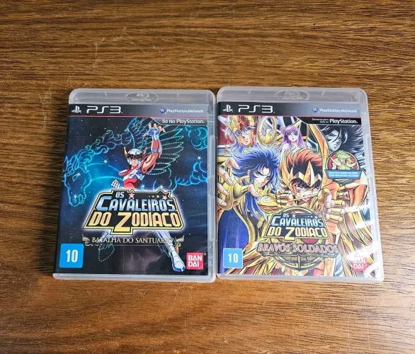 Coleção Os Cavaleiros do Zodíaco PS3 - COMPLETOS