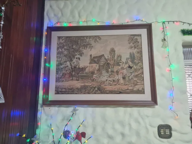 Quadro de Tapeçaria Antiga