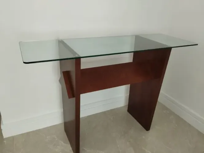 Aparador console tampo de vidro, design moderno ? Tijuca RJ
