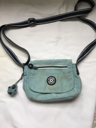 Bolsa Kipling Original Azul Clara - Transversal