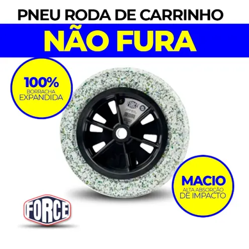 Rodado Maciço Reciclado Force: a solução ideal para o seu carrinho de mão!