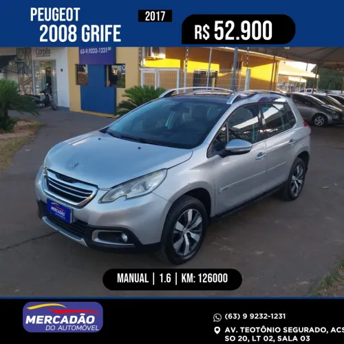 Peugeot 2008 Griffe 1.6 Flex 16V 5P Aut. 2017