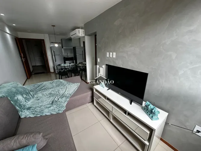 Apartamento Quarto e Sala Mobiliado na Ponta Verde Pronto para Morar!