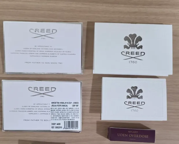 Amostras Oficiais Creed - Xerjof
