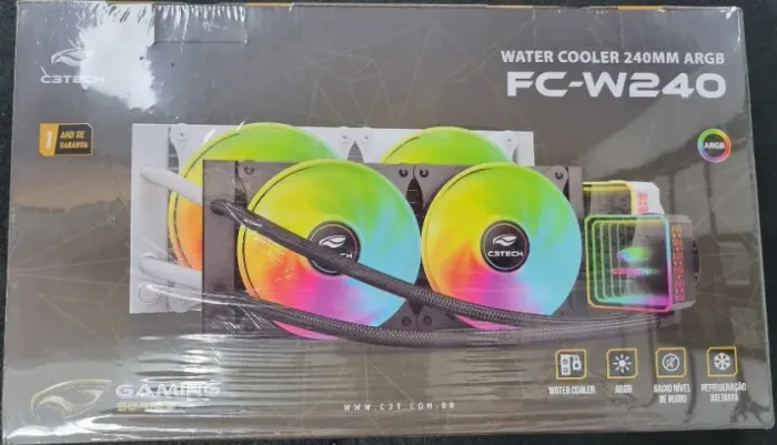 Water Cooler C3Tech FC-W240RGB Para LGA E AM5