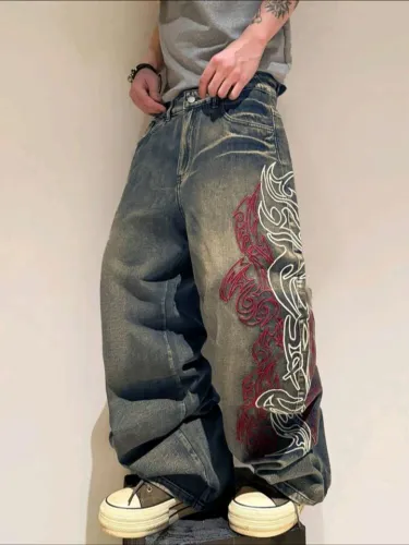 Calça jeans baggy G