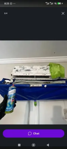 Limpeza de ar condicionado 