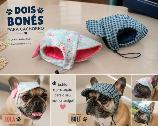 Bonés para cachorro