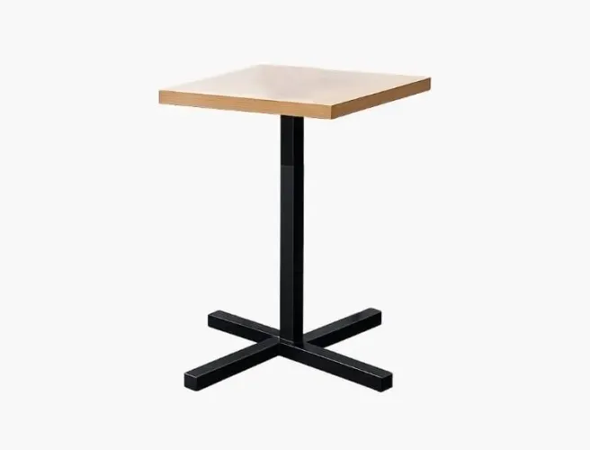 6020-Mesa de Bar MV 6020 60x60 Preto/Dakar Villarte