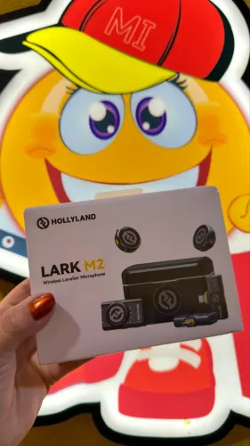 Microfone Lapela Hollyland Lark M2 Combo