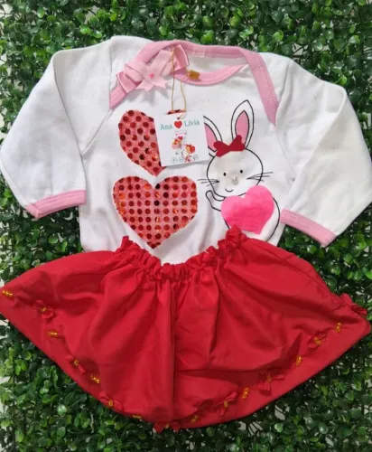 Conjuntinho tamanho G novo roupinhas para bebe veste até 1 ano