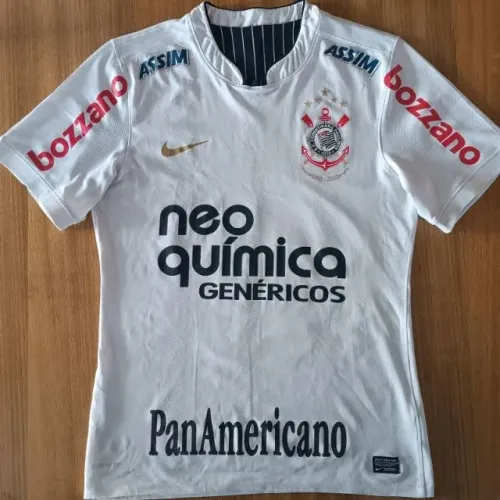 camisa original modelo jogador centenário 2010 corinthians branca nike tamanho m