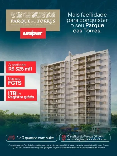 Condomínio Parque das Torres - ITBI E REGISTO GRATIS