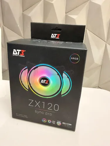 Kit 3 Fans DT3 Sports ZX120 ARGB
