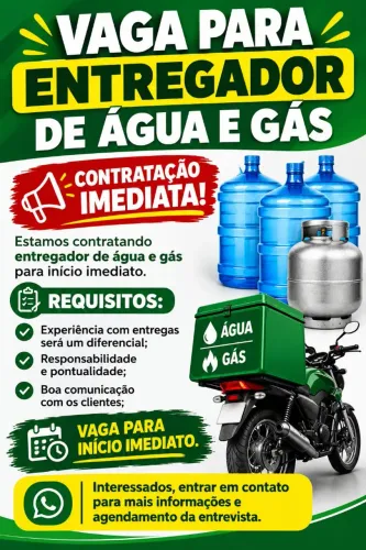 CONTRATAMOS ENTREGADOR 