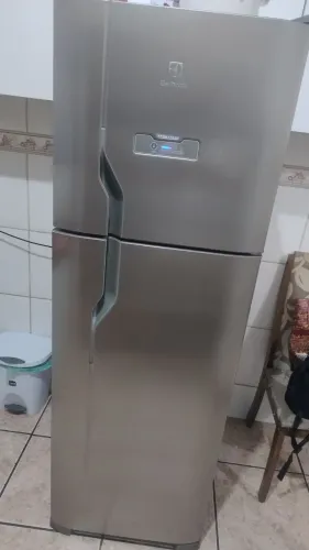 Geladeira Electrolux Dfx41 Frost Free Duplex 371Lts Inox