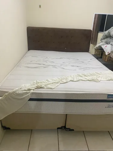 Cama casal queen 158x198 completa